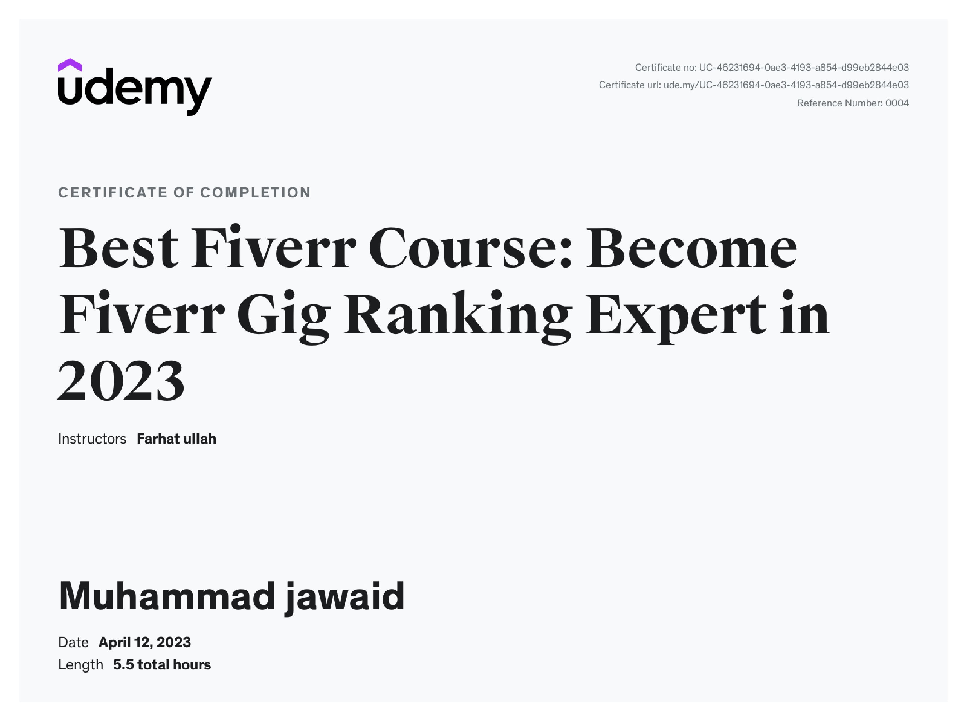 Fiverr Gig Ranking